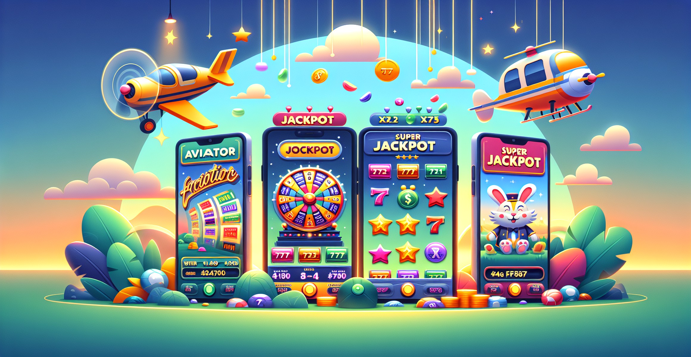 A thrilling moment in Aviator Game at SlotsGames.in.